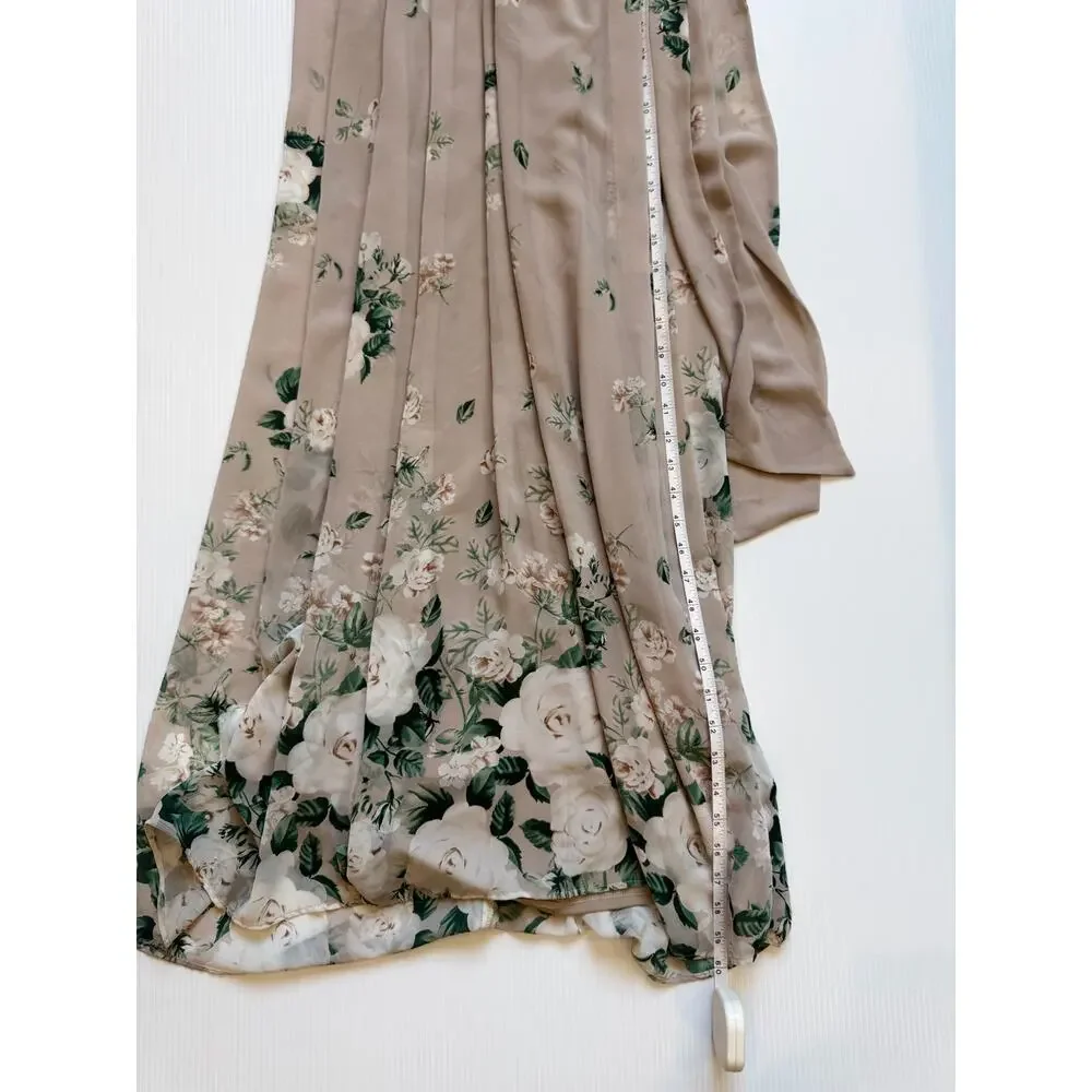 Show Me Your Mumu Floral Maxi Dress Women's Medium Chiffon Coquette Cottagecore - Picture 16 of 16